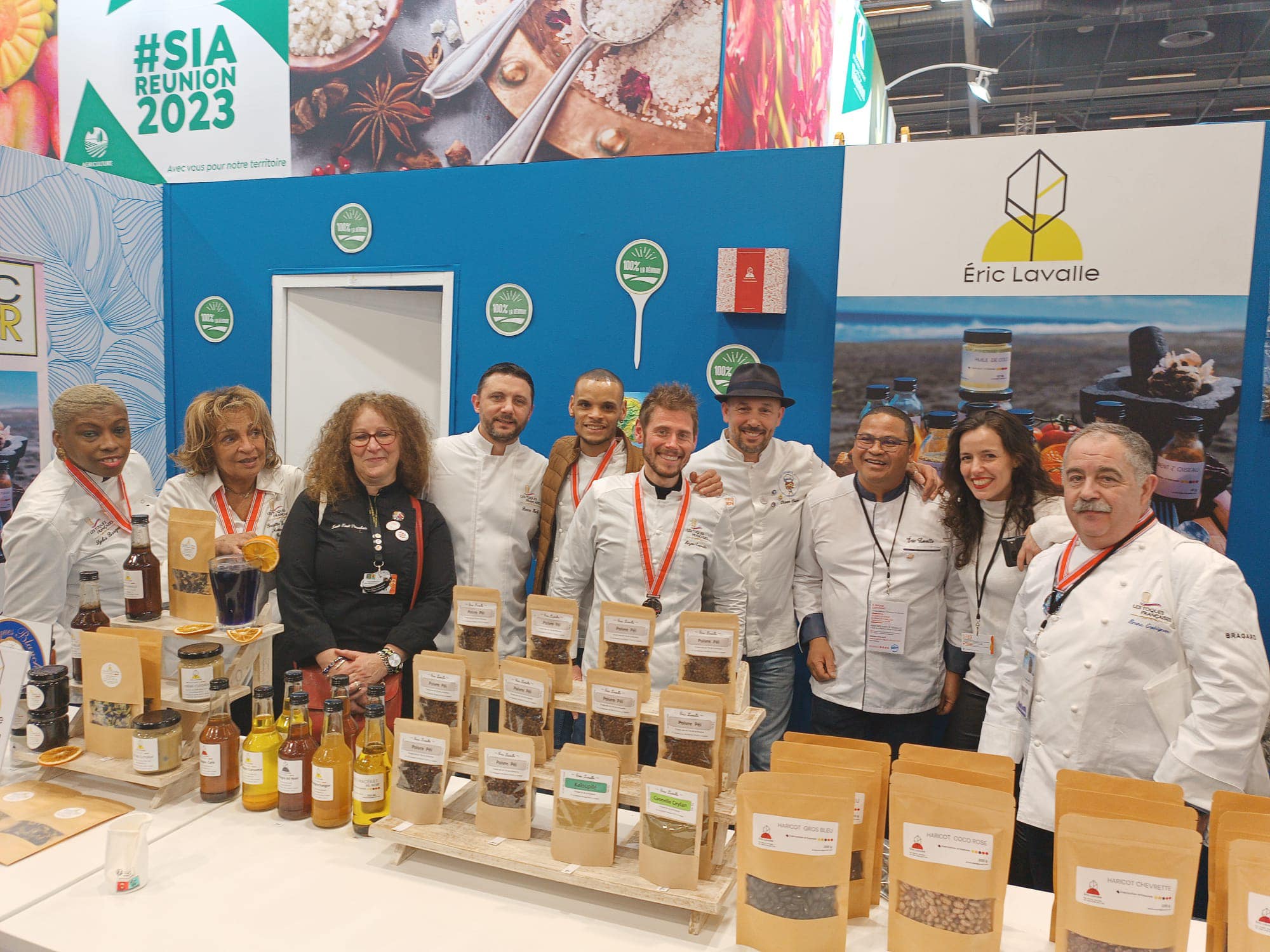 Visite des toques Françaises SIA stands de la Réunion