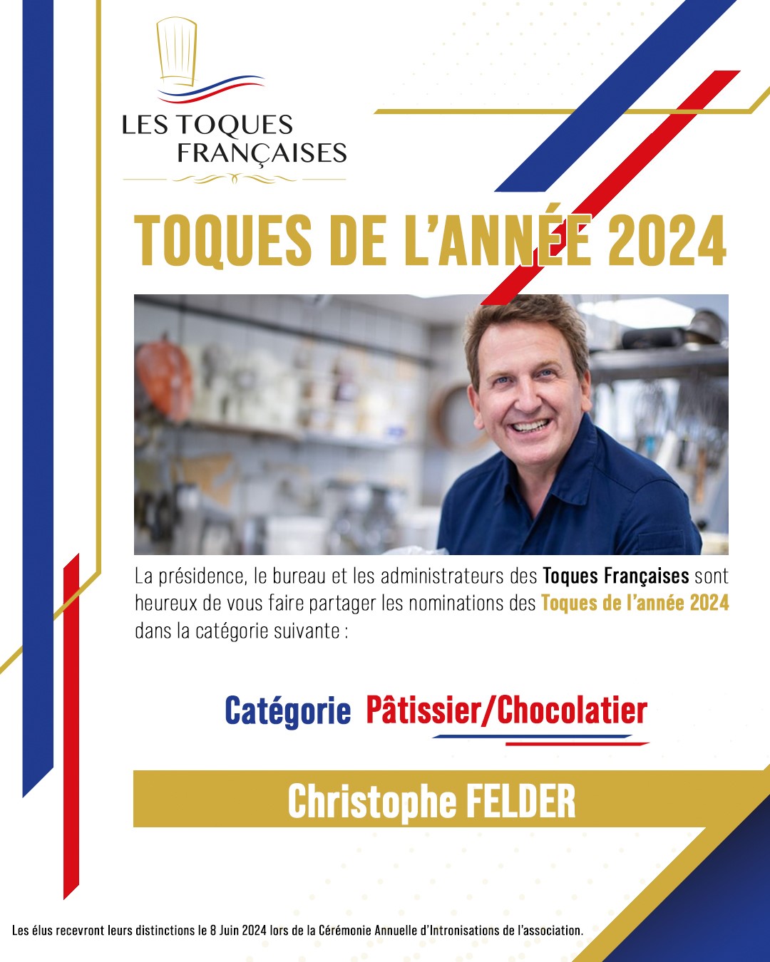 Toque de l’année 2024 catégorie Pâtisserie