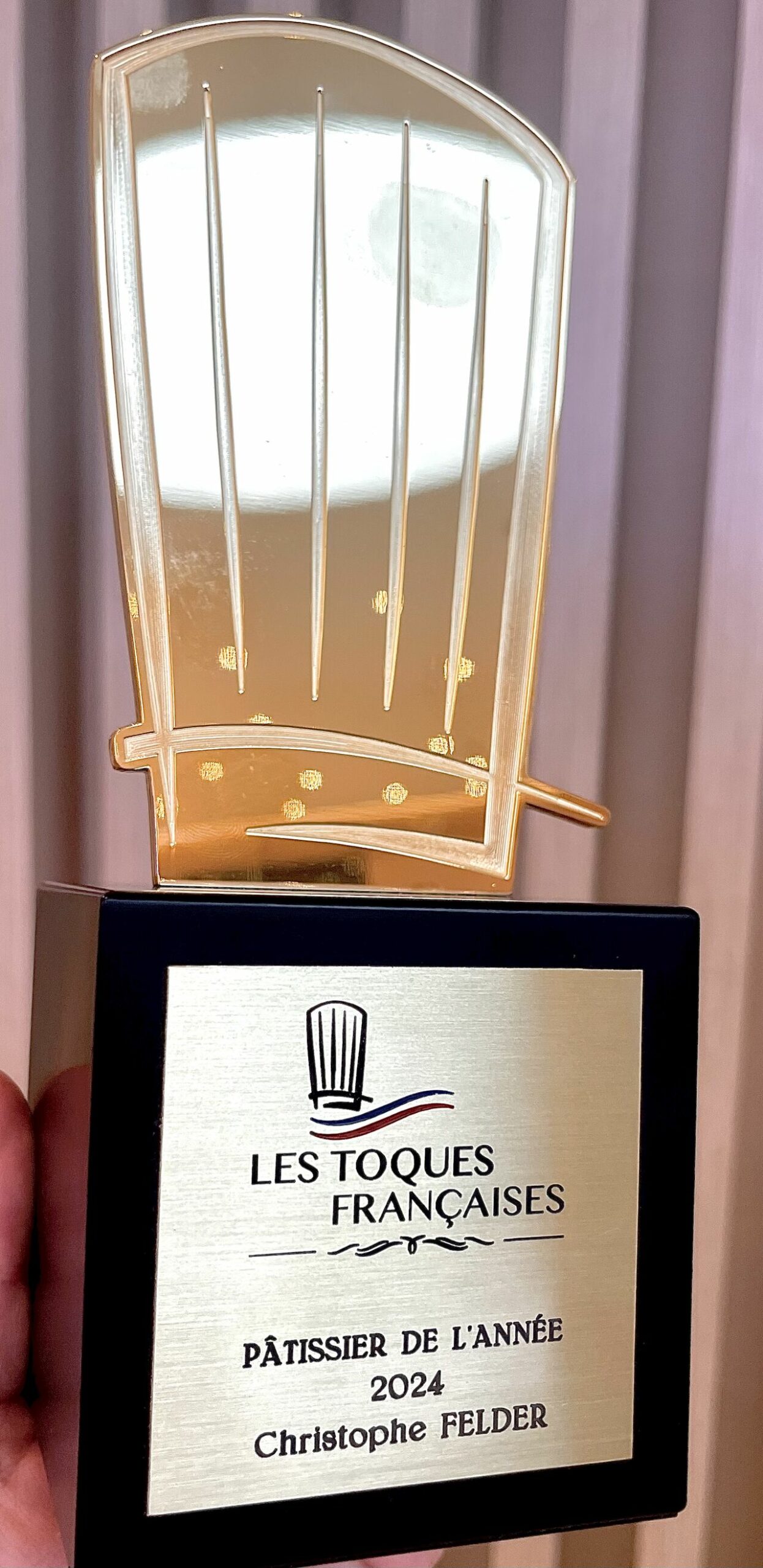Christophe Felder Toque de l’année Pâtissier 2024